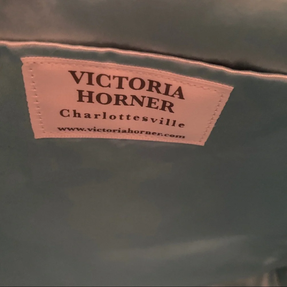 CHARLOTTE HORNER BAG SATCHEL RED BLUE FABRIC USA ARTISAN 2 HANDLE ZIP TOP